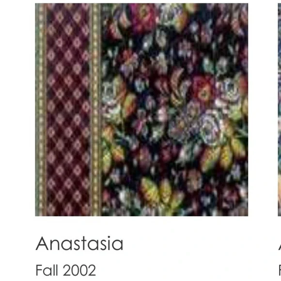 Vintage VERA BRADLEY Anastasia Petite Paddy Bag Zipper USA Black Red Floral Y2K - Picture 14 of 14